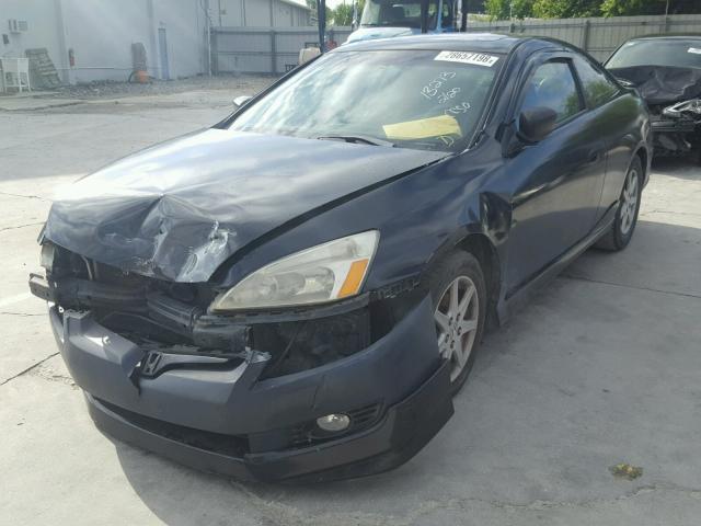 1HGCM82663A013501 - 2003 HONDA ACCORD EX BLACK photo 2