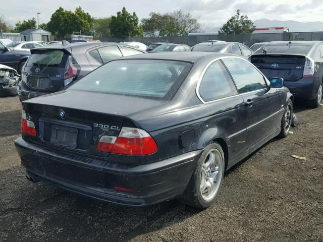 WBABN53472JU39812 - 2002 BMW 330 CI BLACK photo 4