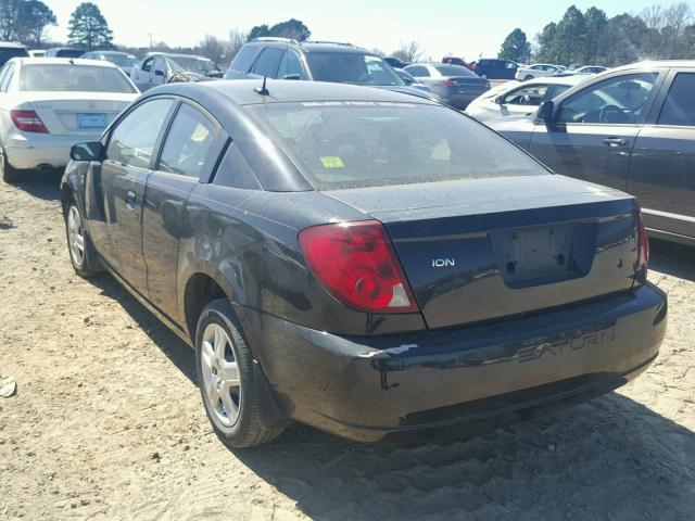 1G8AN15F57Z182867 - 2007 SATURN ION LEVEL BLACK photo 3