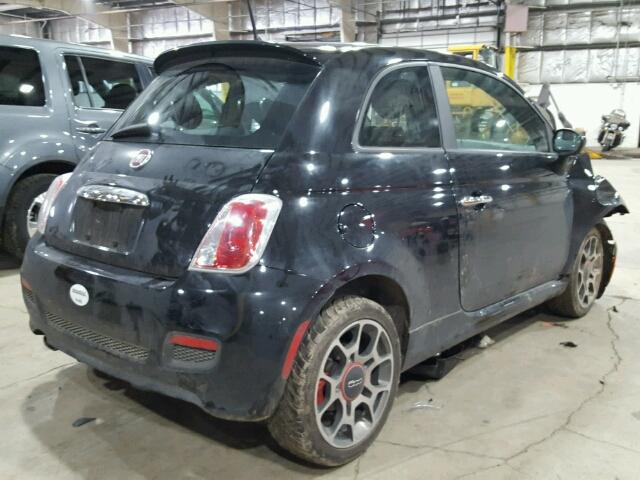 3C3CFFBR4CT269656 - 2012 FIAT 500 SPORT BLACK photo 4