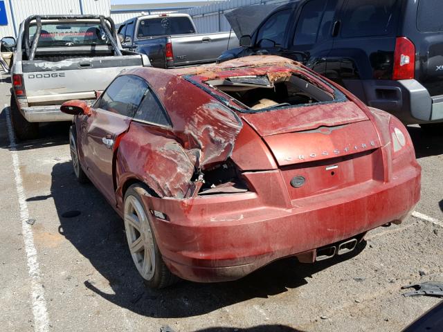 1C3AN69L24X015638 - 2004 CHRYSLER CROSSFIRE RED photo 3