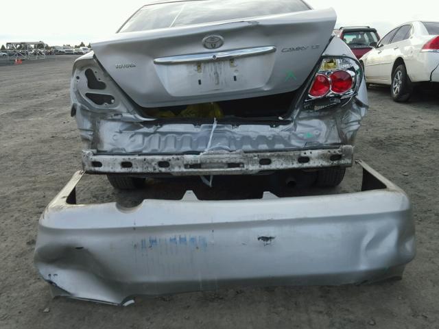 4T1BE32K26U720259 - 2006 TOYOTA CAMRY LE SILVER photo 9