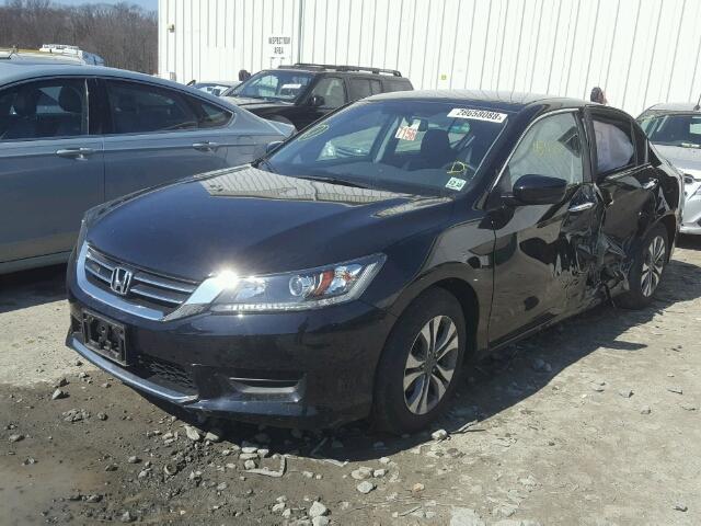 1HGCR2F36EA096753 - 2014 HONDA ACCORD LX BLACK photo 2