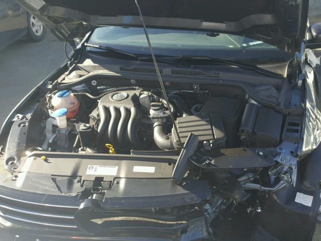3VW1K7AJ4FM307723 - 2015 VOLKSWAGEN JETTA BASE Գրաֆիտ լուսանկար 7