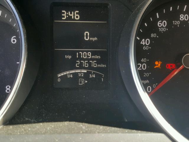 3VW1K7AJ4FM307723 - 2015 VOLKSWAGEN JETTA BASE Գրաֆիտ լուսանկար 8