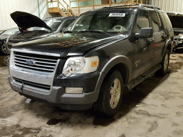 1FMEU73E66UB30677 - 2006 FORD EXPLORER X BLACK photo 2