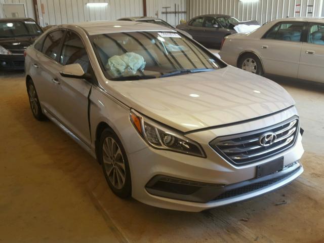 5NPE34AF5FH216879 - 2015 HYUNDAI SONATA SPO SILVER photo 1