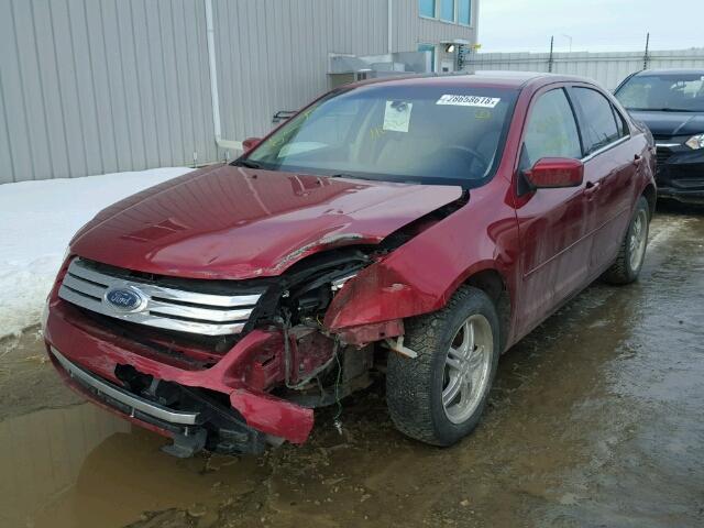 3FAFP08196R247258 - 2006 FORD FUSION SEL RED photo 2