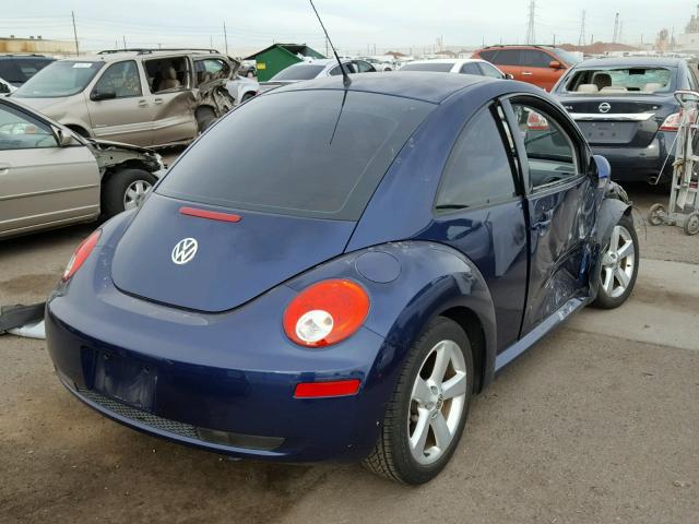 3VWSW31C67M510066 - 2007 VOLKSWAGEN NEW BEETLE BLUE photo 4