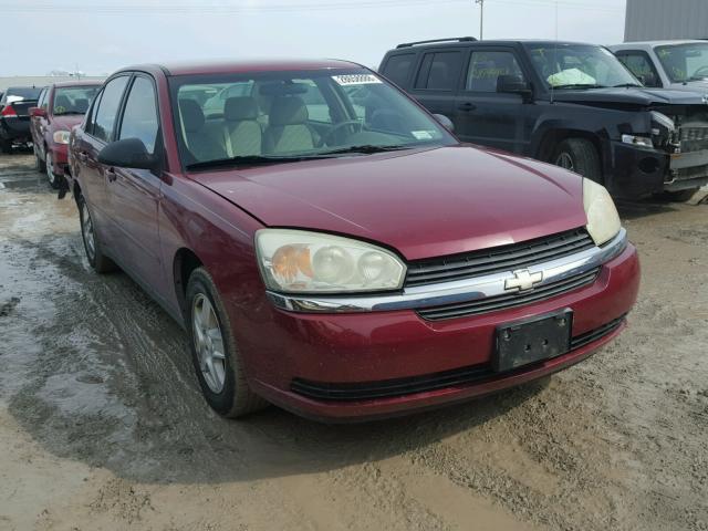 1G1ZT52875F321206 - 2005 CHEVROLET MALIBU LS RED photo 1