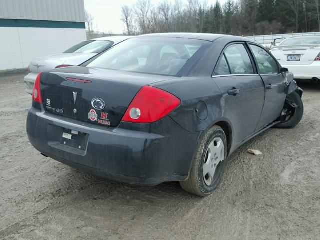 1G2ZF57B084245870 - 2008 PONTIAC G6 VALUE L BLACK photo 4