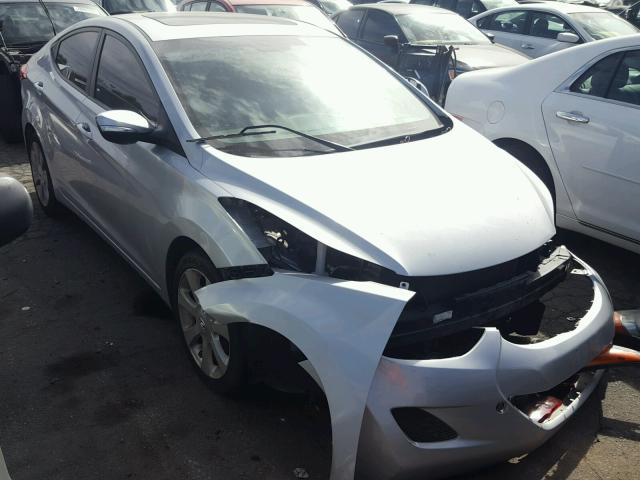 5NPDH4AE6BH016320 - 2011 HYUNDAI ELANTRA GL GRAY photo 1