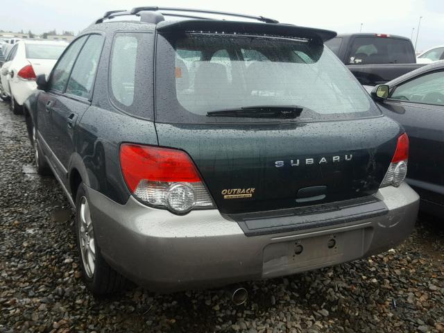 JF1GG68515H807512 - 2005 SUBARU IMPREZA OU GREEN photo 3