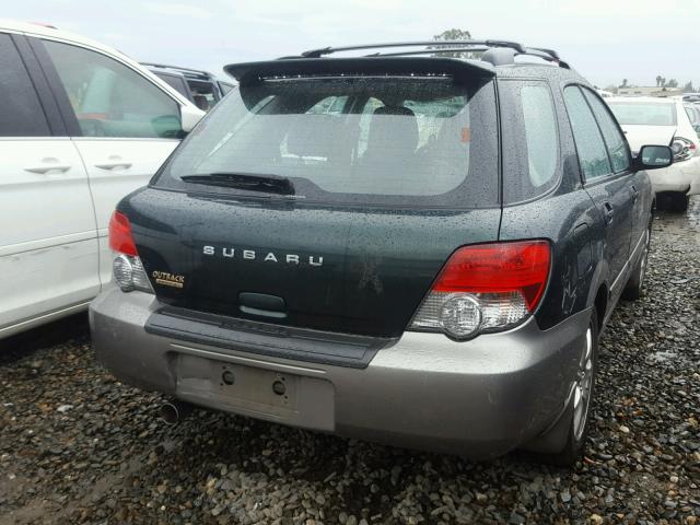 JF1GG68515H807512 - 2005 SUBARU IMPREZA OU GREEN photo 4