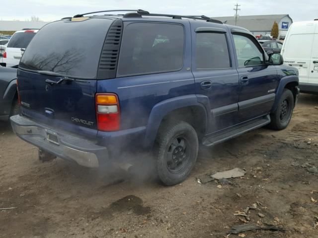 1GNEC13Z32R159775 - 2002 CHEVROLET TAHOE C150 BLUE photo 4