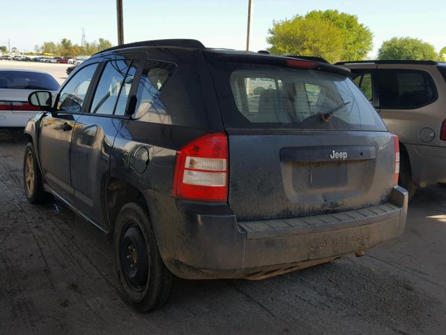 1J8FT47057D410397 - 2007 JEEP COMPASS CHARCOAL photo 3