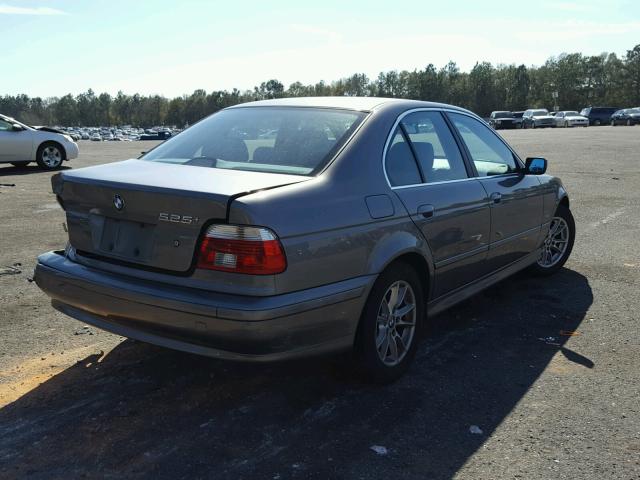 WBADT43443G025586 - 2003 BMW 525 I AUTO SILVER photo 4