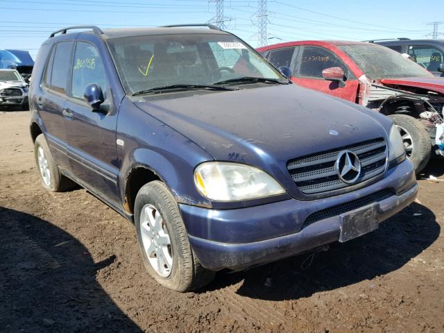 4JGAB72E81A245717 - 2001 MERCEDES-BENZ ML 430 BLUE photo 1