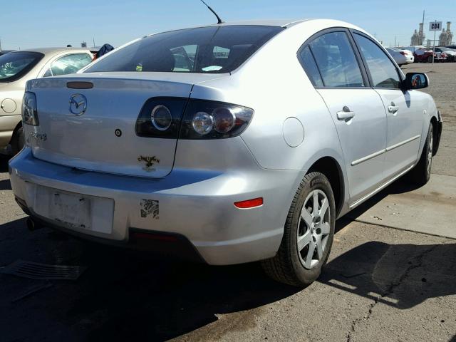 JM1BK32G591212124 - 2009 MAZDA 3 I SILVER photo 4