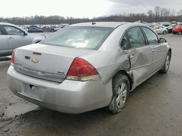 2G1WT58KX79182304 - 2007 CHEVROLET IMPALA LT SILVER photo 4