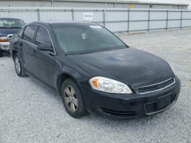 2G1WT57K991149233 - 2009 CHEVROLET IMPALA 1LT BLACK photo 1