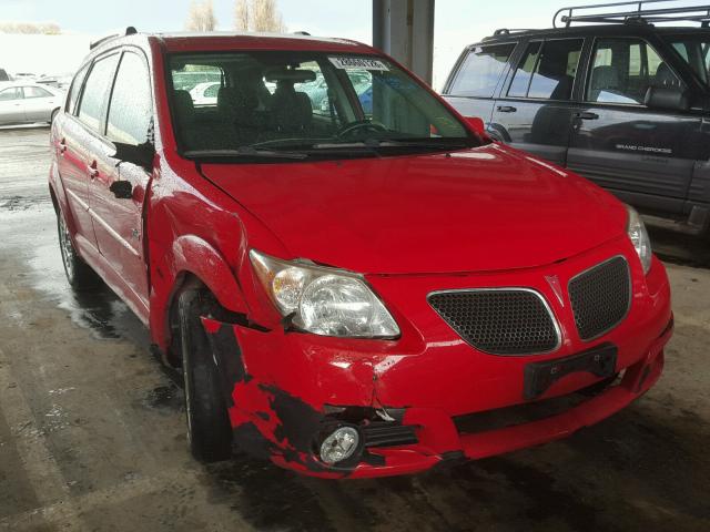 5Y2SL65856Z401341 - 2006 PONTIAC VIBE RED photo 1