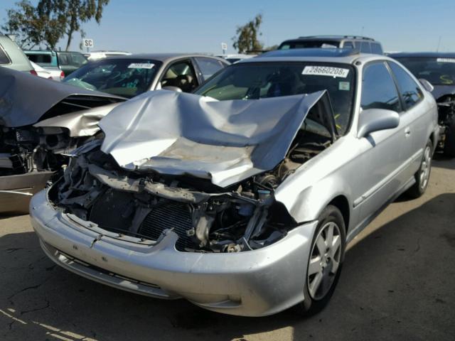 1HGEJ8244YL074356 - 2000 HONDA CIVIC EX SILVER photo 2