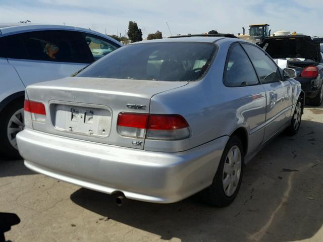 1HGEJ8244YL074356 - 2000 HONDA CIVIC EX SILVER photo 4