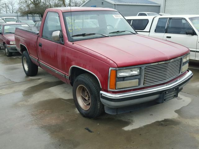 1GTDC14K5LZ544665 - 1990 GMC SIERRA C15 MAROON photo 1