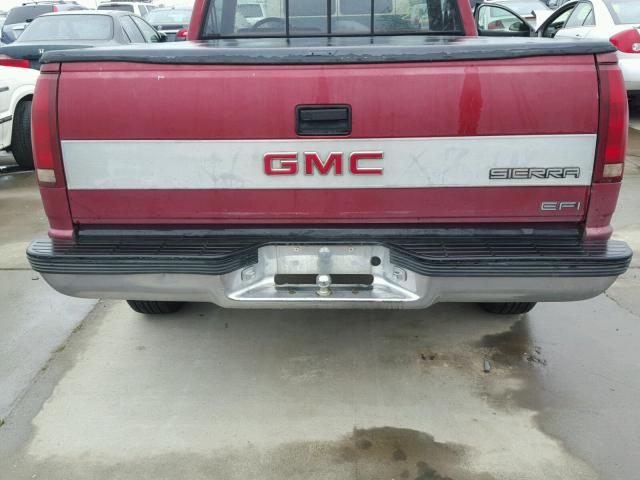 1GTDC14K5LZ544665 - 1990 GMC SIERRA C15 MAROON photo 6