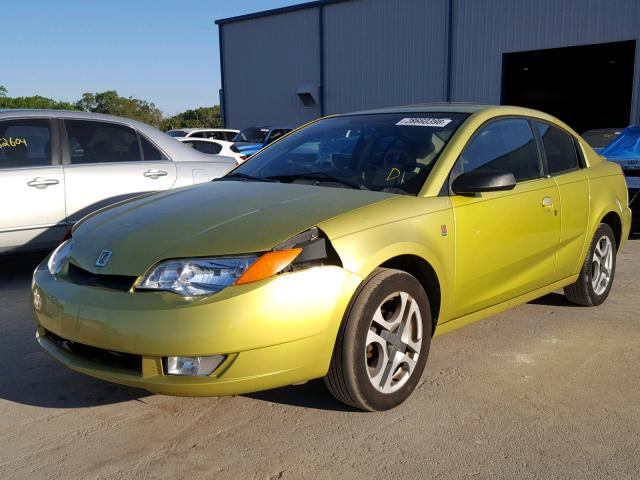 1G8AW12F34Z140078 - 2004 SATURN ION LEVEL GREEN photo 2