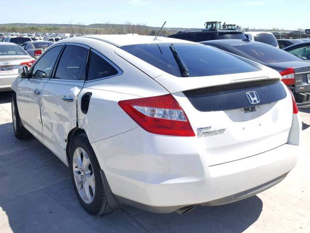 5J6TF1H57BL001305 - 2011 HONDA ACCORD CRO WHITE photo 3