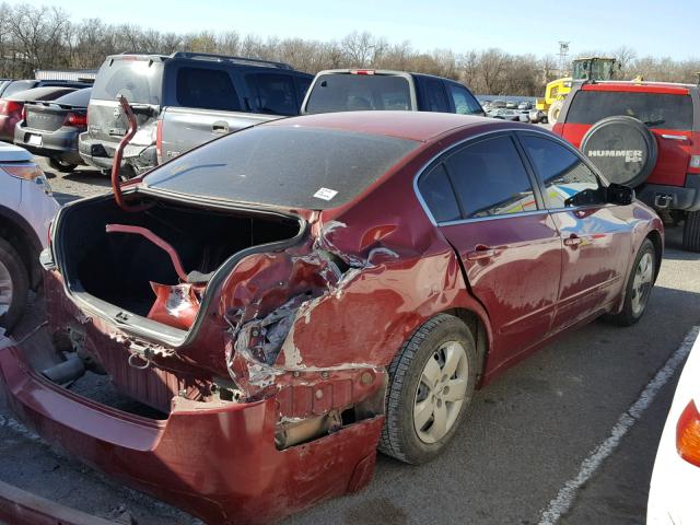 1N4AL21E38C171035 - 2008 NISSAN ALTIMA 2.5 RED photo 4