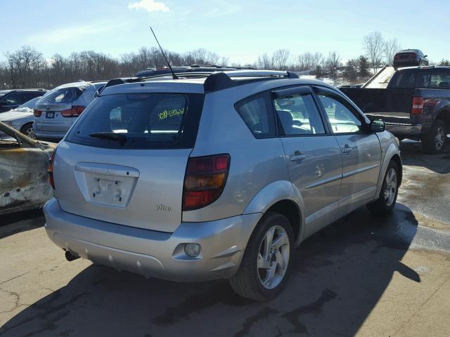 5Y2SL628X4Z421831 - 2004 PONTIAC VIBE SILVER photo 4