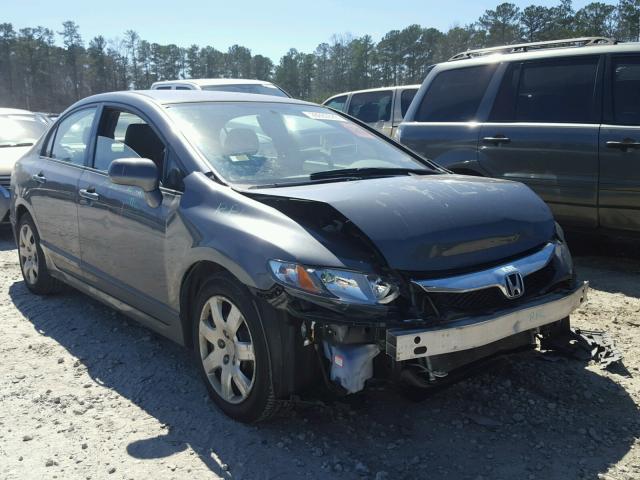 2HGFA16589H310388 - 2009 HONDA CIVIC LX GRAY photo 1