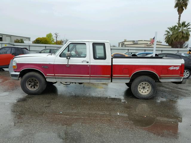 1FTEX14H6SKC27871 - 1995 FORD F150 WHITE photo 9