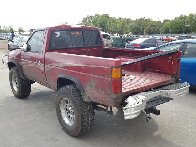 1N6SD11Y8VC389349 - 1997 NISSAN TRUCK XE RED photo 3