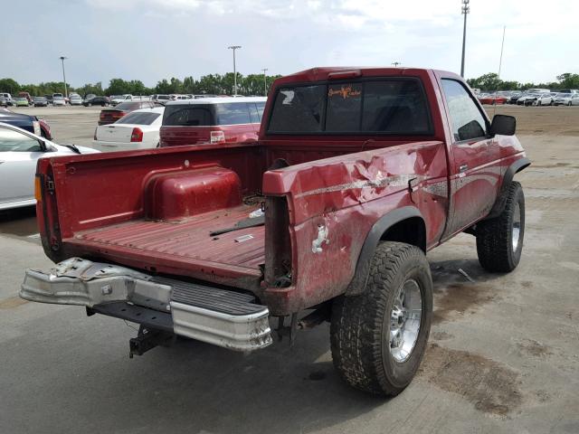 1N6SD11Y8VC389349 - 1997 NISSAN TRUCK XE RED photo 4