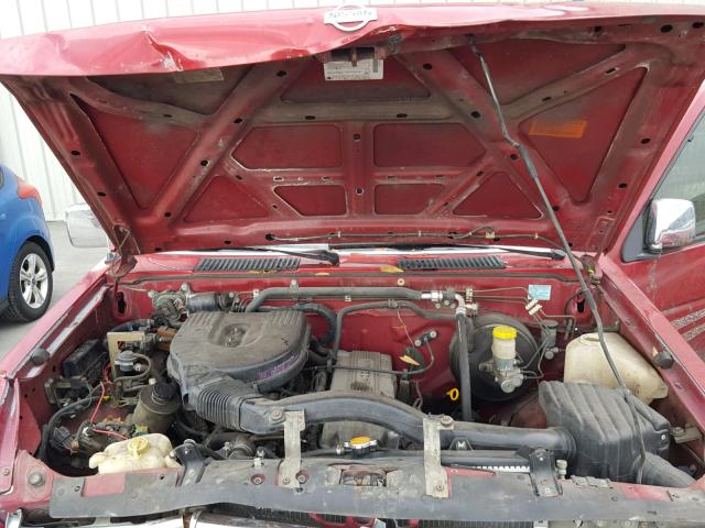 1N6SD11Y8VC389349 - 1997 NISSAN TRUCK XE RED photo 7