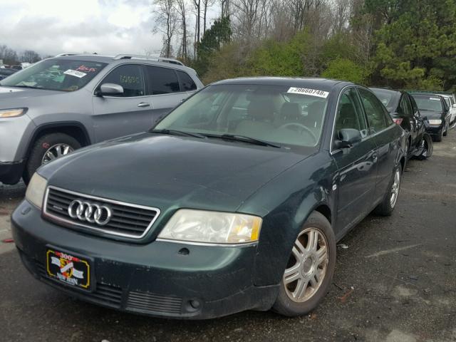 WAUED64B31N107702 - 2001 AUDI A6 2.7T QU GREEN photo 2