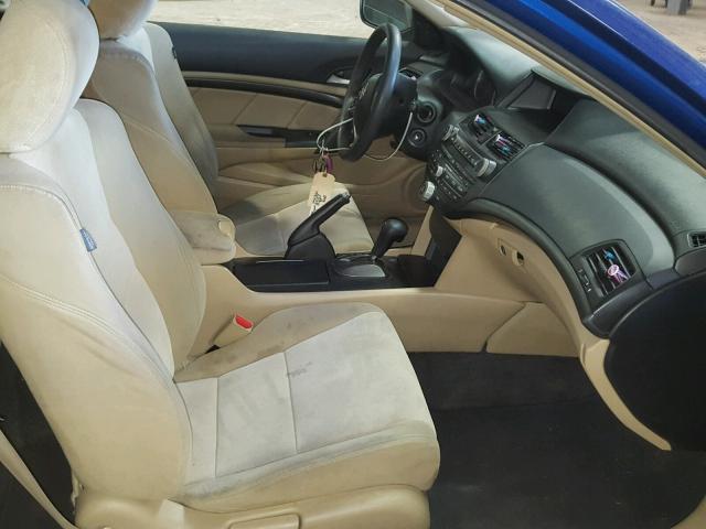 1HGCS12368A017638 - 2008 HONDA ACCORD LX- BLUE photo 5