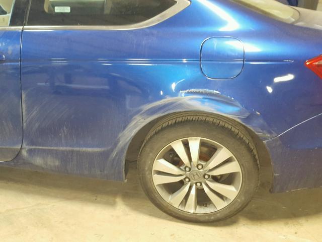 1HGCS12368A017638 - 2008 HONDA ACCORD LX- BLUE photo 9