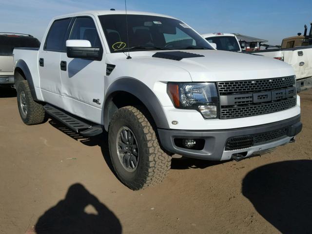 1FTFW1R61BFB17060 - 2011 FORD F150 SVT R WHITE photo 1