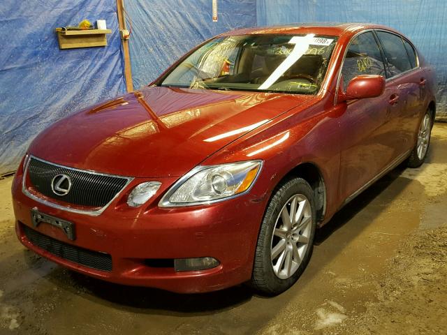 JTHCH96S760015878 - 2006 LEXUS GS GENERAT RED photo 2