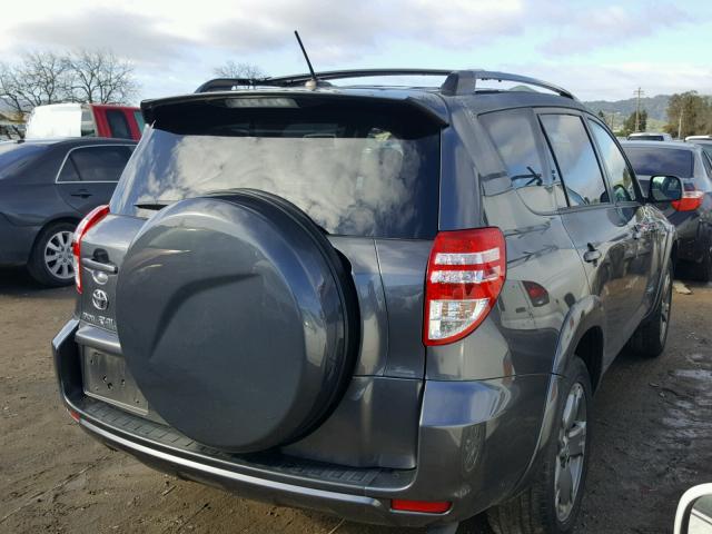 JTMZK32VX95024107 - 2009 TOYOTA RAV4 SPORT CHARCOAL photo 4