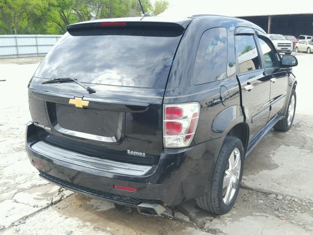 2CNDL537X86025906 - 2008 CHEVROLET EQUINOX SP BLACK photo 4