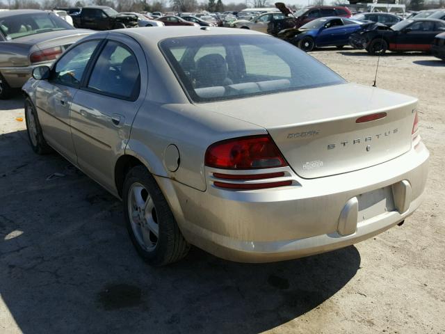 1B3EL46X26N207480 - 2006 DODGE STRATUS SX TAN photo 3