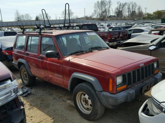 1J4FT28S5XL540384 - 1999 JEEP CHEROKEE S BURGUNDY photo 1