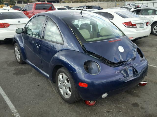 3VWCK21C63M436118 - 2003 VOLKSWAGEN NEW BEETLE 蓝色 照片 3