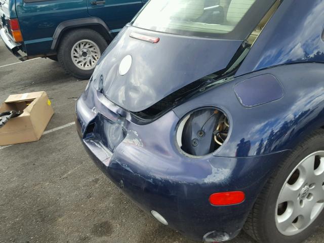 3VWCK21C63M436118 - 2003 VOLKSWAGEN NEW BEETLE 蓝色 照片 9